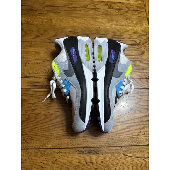 Nike Air Max 90 What The Laser Blue Laser Purple Volt Pink Men\'s 12 DR9900-100 Nike Air Max 90  main image 4
